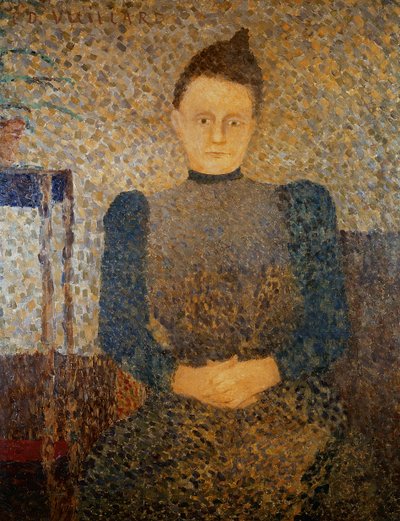 Porträt von Mlle Vuillard, Schwester des Künstlers, 1892-93 von Edouard Vuillard